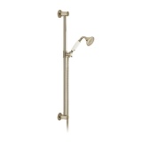 Cutout image of Booth & Co. Axbridge Nickel Slide Rail Shower Kit